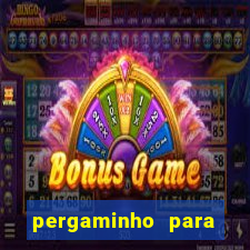 pergaminho para escrever dentro