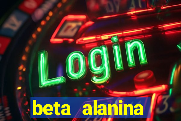 beta alanina aumenta a pressao
