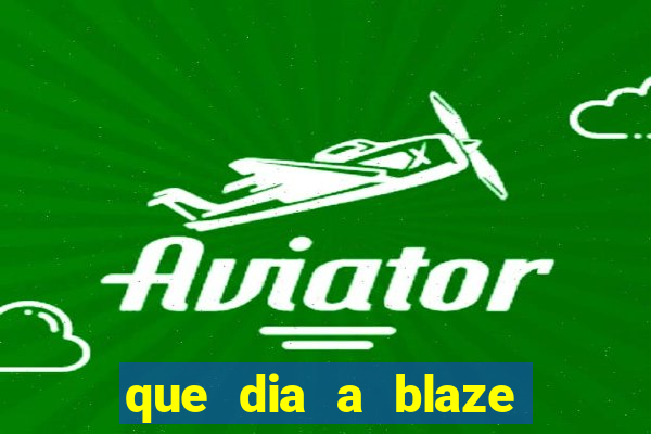 que dia a blaze paga o cashback