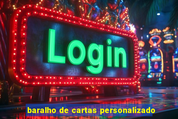 baralho de cartas personalizado