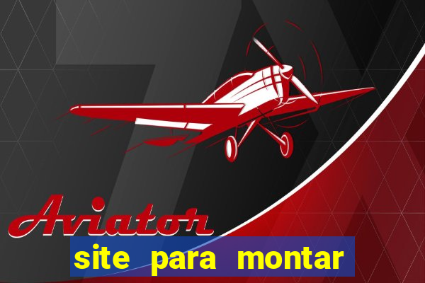 site para montar time de futebol