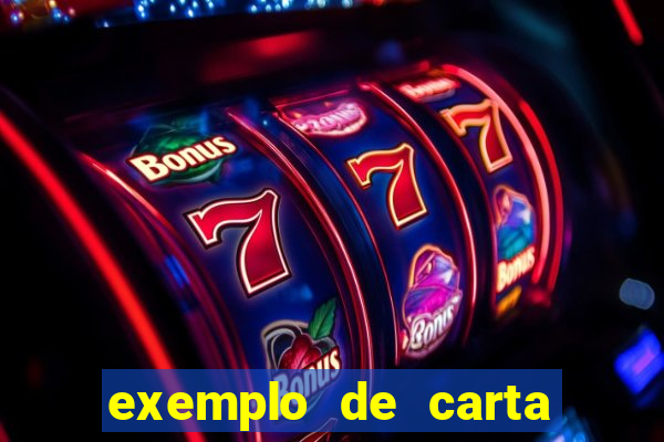 exemplo de carta de leitor