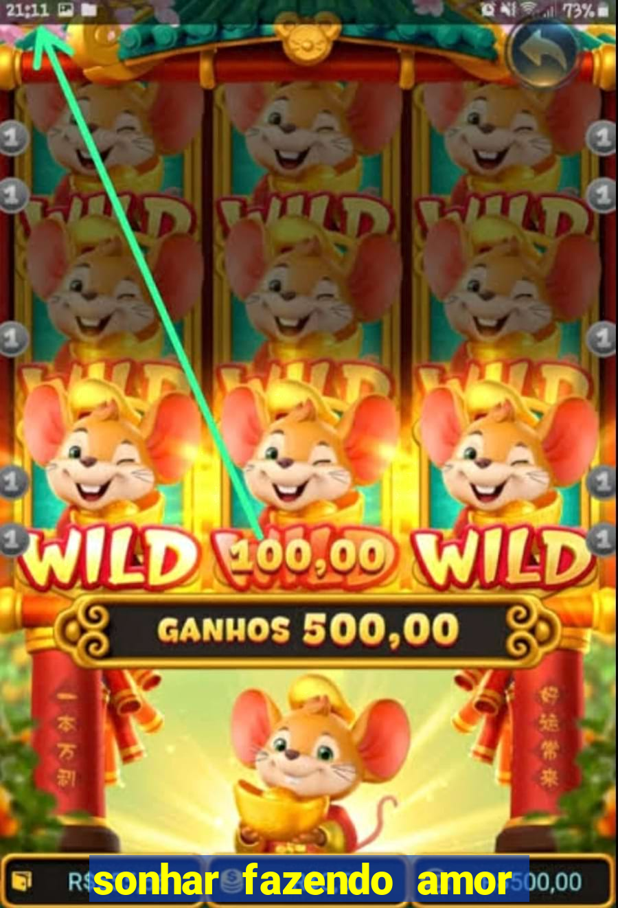 sonhar fazendo amor com outra pessoa jogo do bicho