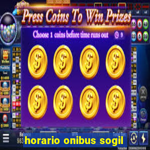 horario onibus sogil