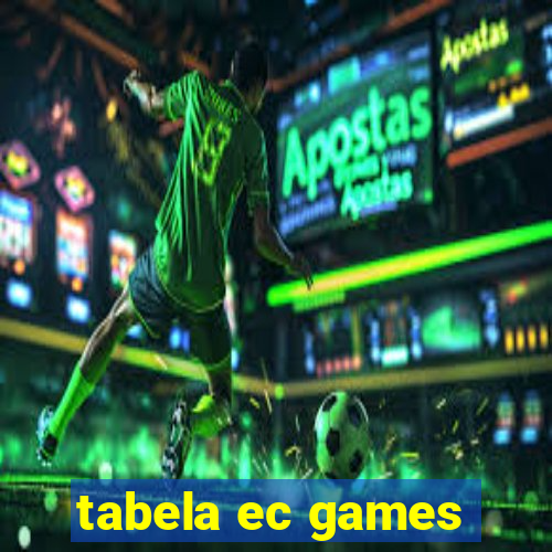 tabela ec games