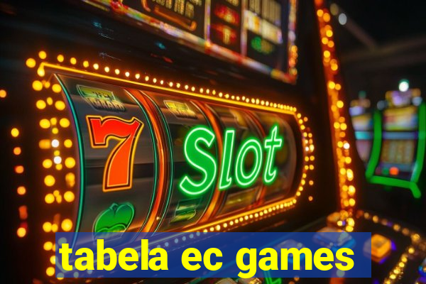 tabela ec games