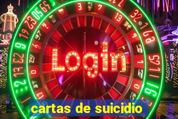 cartas de suicidio