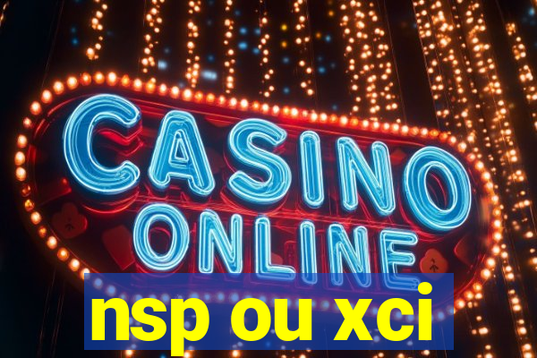 nsp ou xci