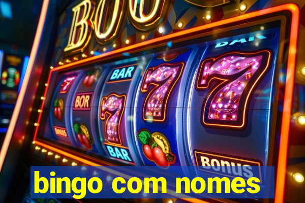 bingo com nomes