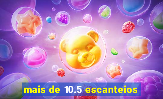 mais de 10.5 escanteios