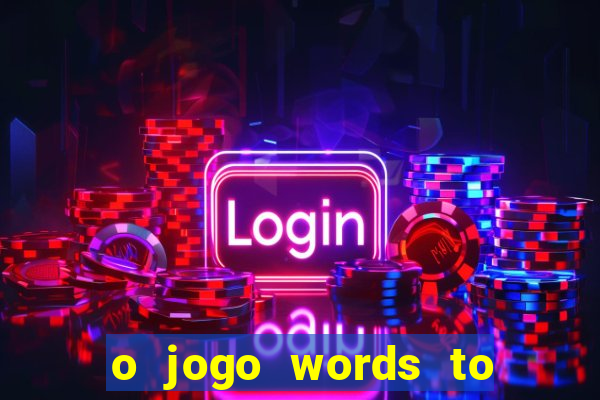 o jogo words to win paga mesmo