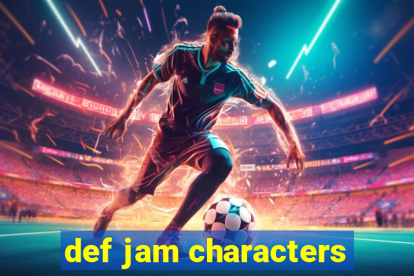 def jam characters