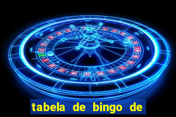 tabela de bingo de 1 a 100