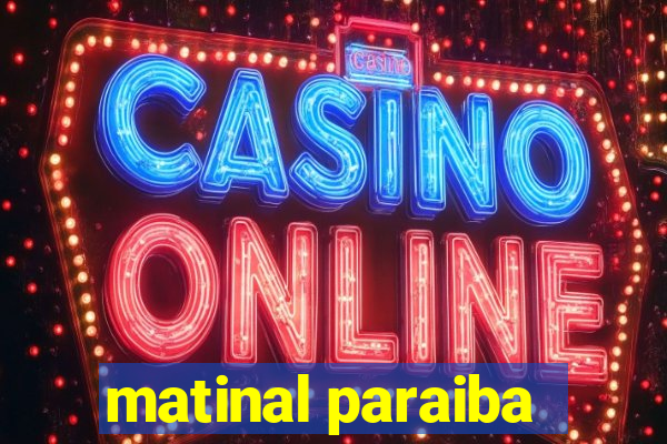 matinal paraiba