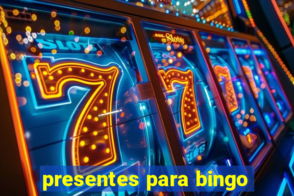 presentes para bingo