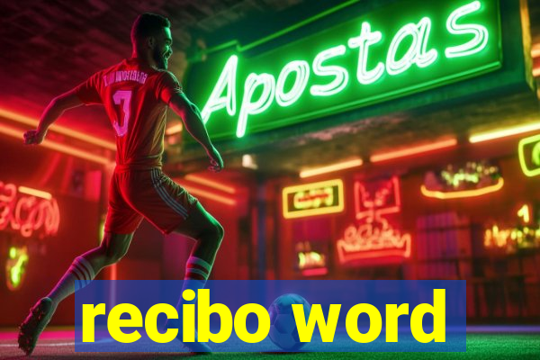 recibo word