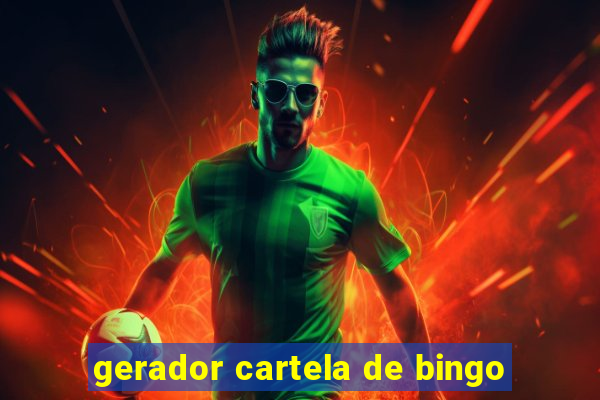 gerador cartela de bingo