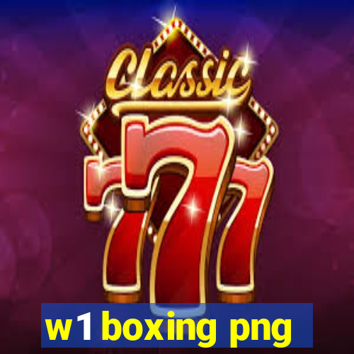 w1 boxing png