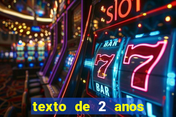 texto de 2 anos de namoro