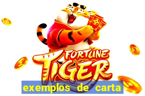 exemplos de carta do leitor