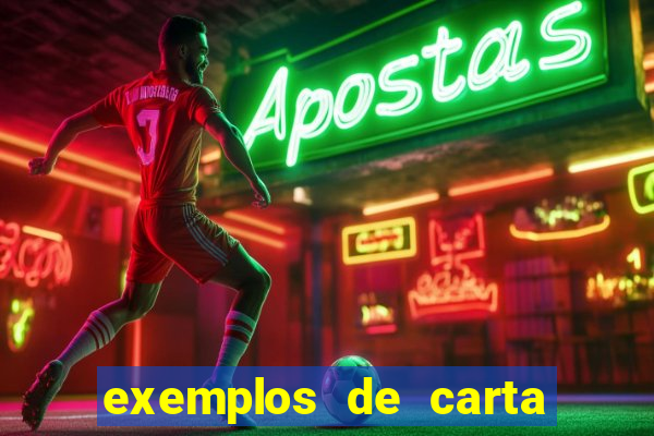 exemplos de carta do leitor