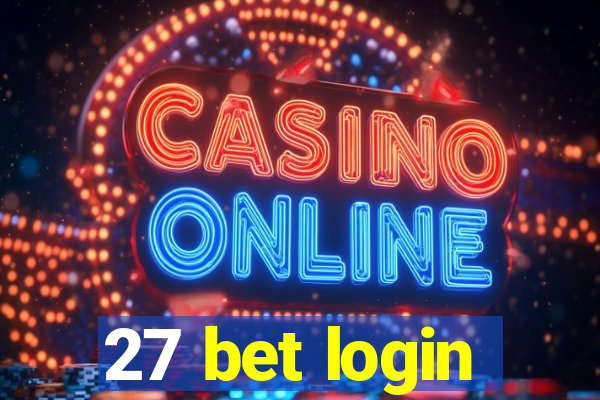 27 bet login