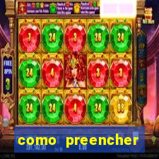como preencher recibo de pagamento