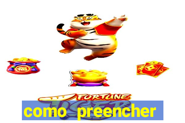 como preencher recibo de pagamento