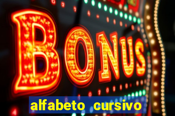 alfabeto cursivo pontilhado para imprimir pdf