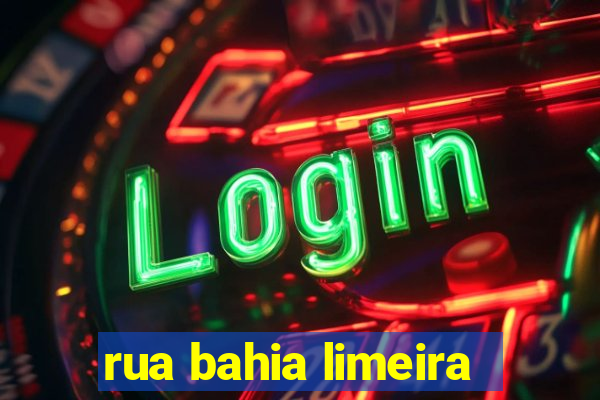 rua bahia limeira