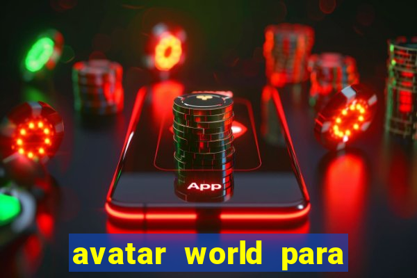 avatar world para imprimir e colorir