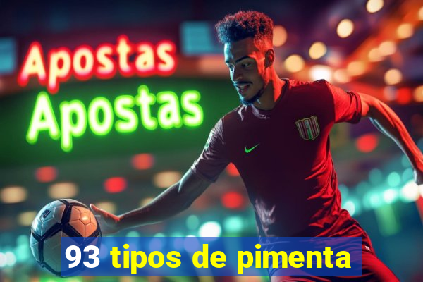93 tipos de pimenta