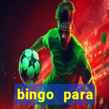 bingo para despedida de solteira para imprimir