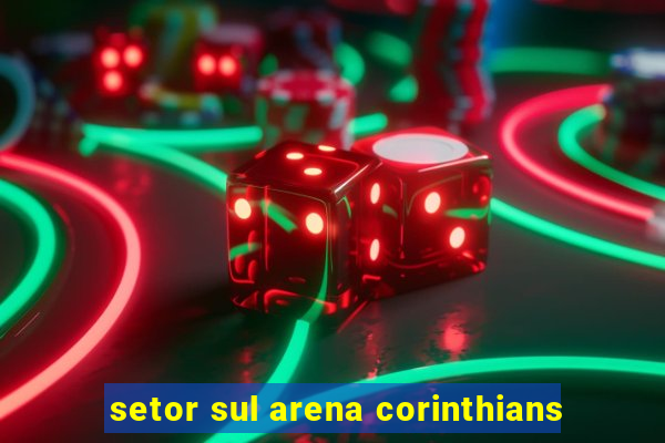 setor sul arena corinthians