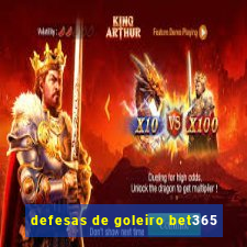 defesas de goleiro bet365