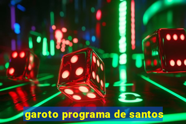 garoto programa de santos