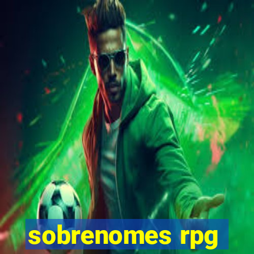 sobrenomes rpg