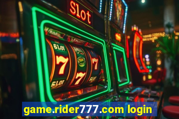 game.rider777.com login