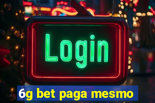 6g bet paga mesmo