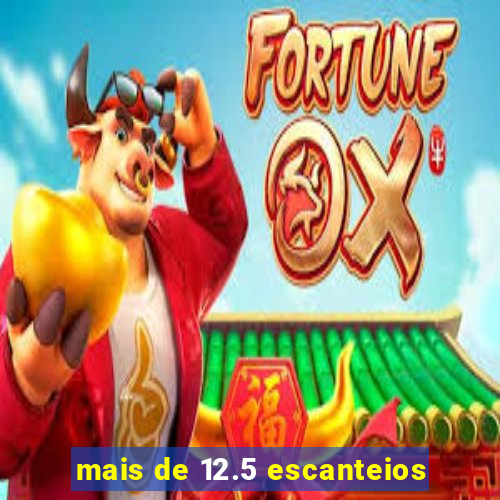 mais de 12.5 escanteios