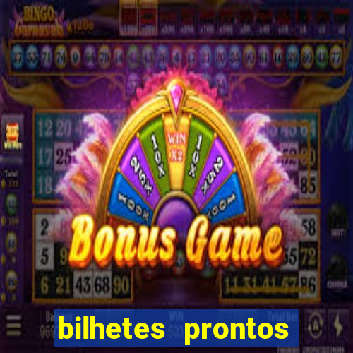 bilhetes prontos futebol hoje